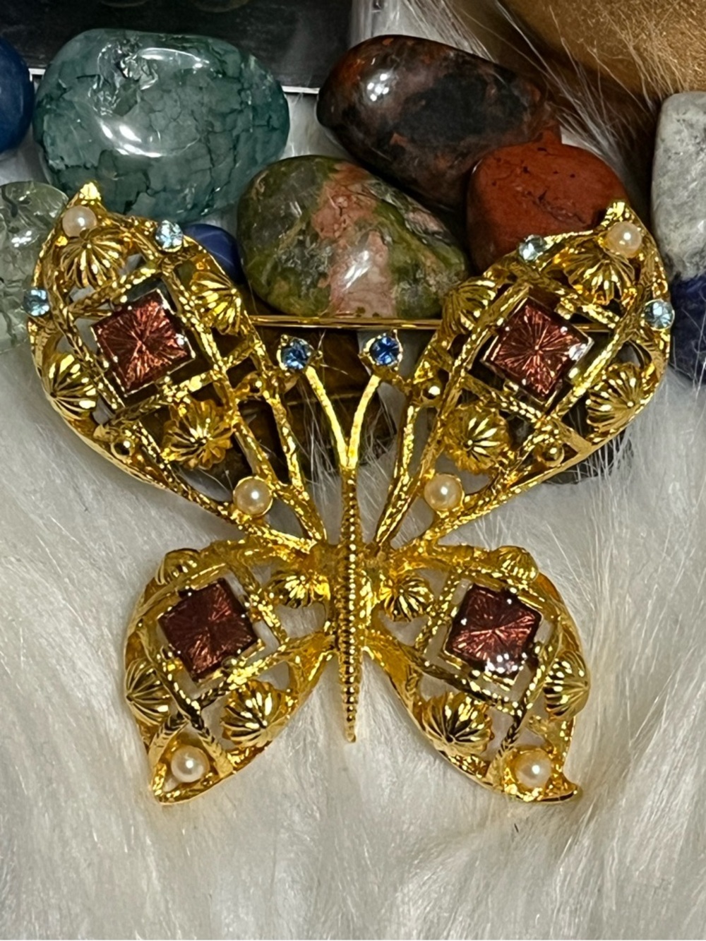 Vintage Avon Butterfly Brooch
